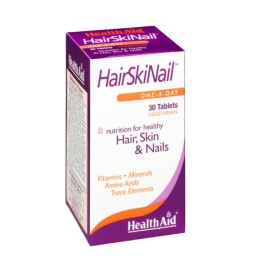 Health Aid Hair Skin Nail Συμπλήρωμα Διατροφής Για Μαλλιά - Νύχια - Δέρμα 30 Ταμπλέτες