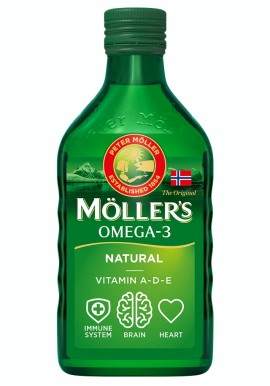 Mollers Cod Liver Oil Μουρουνέλαιο Κατάλληλο για Παιδιά 250ml Natural