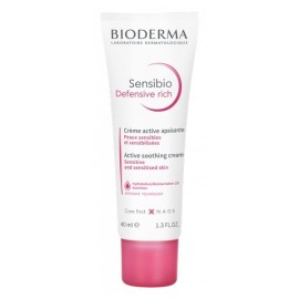 Bioderma Sensibio Defensive Rich Πλούσια Καταπραϋντική Κρέμα για Ενίσχυση της Αυτοάμυνας της Ευαίσθητης Επιδερμίδας από τους Ρύπους 40ml