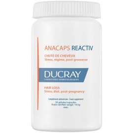 Ducray Anacaps Reactiv Συμπλήρωμα Διατροφής Κατά Της Αντιδραστικής Τριχόπτωσης 30caps