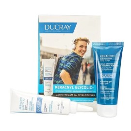 Ducray Promo Keracnyl Glycolic Kρέμα Προσώπου Για Δέρμα Με Τάση Ακμής 30ml & Δώρο Αφρίζον Ζελ Καθαρισμού 40ml