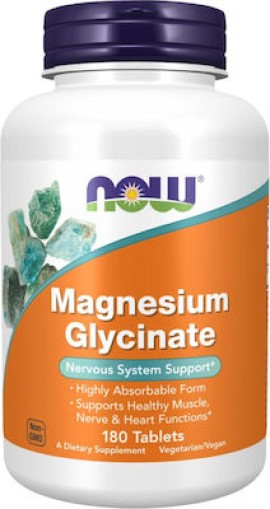 Now Foods Magnesium Glycinate 180tabs