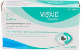 Avizor Visaid CleanSoft Wipes Μαντηλάκια Καθαρισμού Περιοφθαλμικής Περιοχής 20τμχ