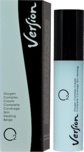 Version Derma O2 Oxygen Complex Cream Για Την Επούλωση & Τη Φυσική Κάλυψη Σε Πρόσωπο Λαιμό & Στήθος 20ml