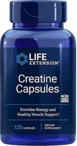 Life Extension Creatine Συμπλήρωμα Διατροφής Κρεατίνης 120 Κάψουλες