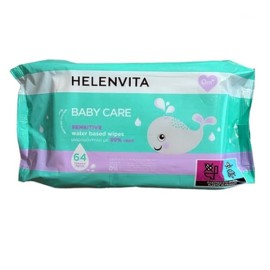 Helenvita Baby Care Wipes Μωρομάντηλα Sensitive με 99% Νερό 64τμχ