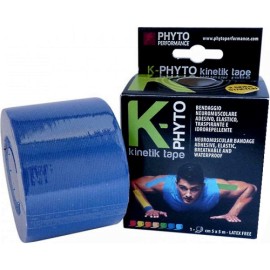 Phyto Performance Kinetik Tape K-Phyto Ελαστική Αυτοκόλλητη Αθλητική Ταινία σε Μπλε Χρώμα, 5cm x 5m