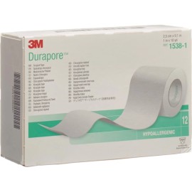 3M Durapore 2,5 cm x 9,1 m Υφασμάτινη Ταινία Στερέωσης-Μεταξωτό(12τμχ/κουτί)