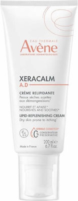 Avene Xeracalm Crème Rélipidante D.E.F.I, Κρέμα για Αναπλήρωση των Λιπιδίων 200ml