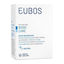 Eubos Solid Washing Bar Blue Στερεή Πλάκα Καθαρισμού χωρίς σάπωνες,125gr