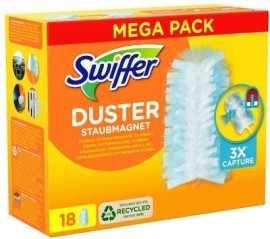 Swiffer Duster Staubmagnet Λαβή & 18 Ανταλλακτικά Φτερά Ξεσκονίσματος