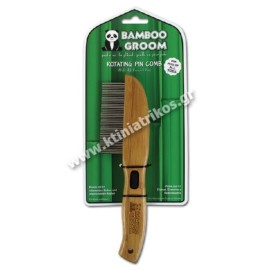 Bamboo Groom Χτένα Μεσαία Με 41 Περιστρεφόμενες Ακίδες