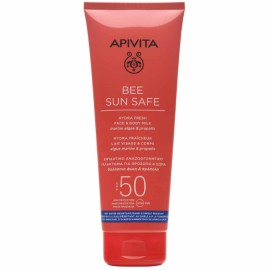 Apivita Bee Sun Safe Hydra Fresh Face & Body Milk Ενυδατικό Αντηλιακό Γαλάκτωμα για Πρόσωπο & Σώμα SPF50 200ml