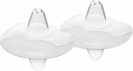 Medela Contact Nipple Shields Ψευδοθηλές Large 24mm 2τμχ.+Θήκη