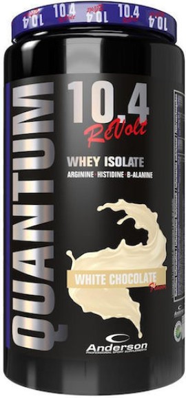 Αnderson Quantum 10.4 Revolt Whey Isolate Protein Γεύση White Chocolate 800gr