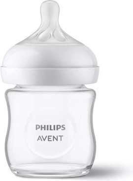 Philips Avent Natural Response Γυάλινο Μπιμπερό 0m+ 120ml (SCY930/01)