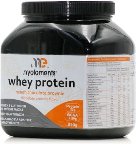 MyElements Whey Protein,Συμπλήρωμα Διατροφής Με Πρωτεΐνη Γεύση Choco Brownie 810gr