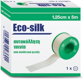 AlfaCare Eco-Silk Αυτοκόλλητη Ταινία από Συνθετικό Μετάξι 1.25cm x 5m