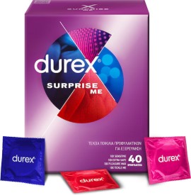 Durex Προφυλακτικά Surprise Me Ποικιλία 40τεμ