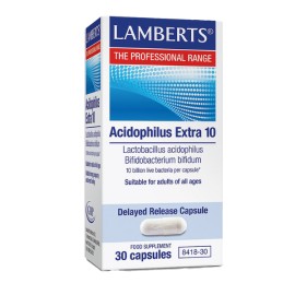 Lamberts Acidophilus Extra 10 Milk Free , 30caps