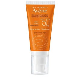 Avene - Eau Thermale Sun Creme SPF50+ Teintee με Χρώμα για Ξηρή Επιδερμίδα, 50ml