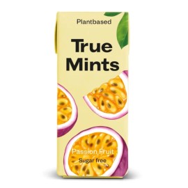 True Mints Passion Fruit 13gr (Καραμέλες Χωρίς Ζάχαρη με Γεύση Φρούτα του Πάθους)