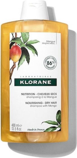 Klorane Mango Nourishing Σαμπουάν για Αναδόμηση/Θρέψη για Ξηρά Μαλλιά 400ml