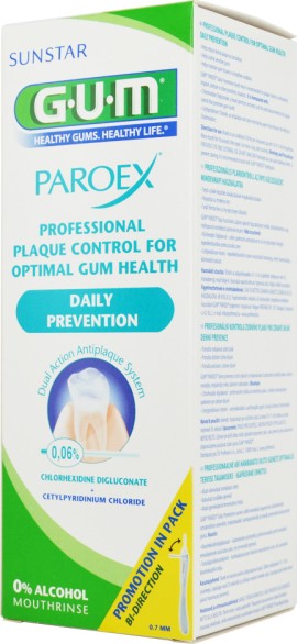 Gum 1702 Paroex Mouthrinse 0,06% Daily Prevention Στοματικό Διάλυμα 500ml