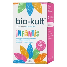 Bio-Kult Infantis (Προβιοτικά για την Εύρυθμη Λειτουργία του Πεπτικού & Ανοσοποιητικού Συστήματος των Βρεφών, Νηπίων & Μικρών Παιδιών)16 φακελάκια