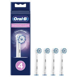 Oral-B Pro Sensitive Clean Ανταλλακτικές Κεφαλές Ηλεκτρικής Οδοντόβουρτσας 4τεμ