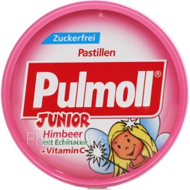 Pulmoll Junior Καραμέλες για παιδιά με Βατόμουρο, Εχινάκια & Βιταμίνη C 45gr