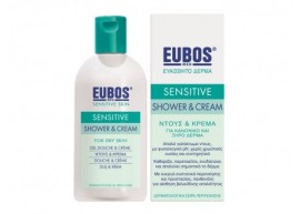 Eubos Sensitive Shower & Cream 200ml - Απαλό Yγρό Kαθαρισμού Για Κανονικό/Ξηρό Δέρμα