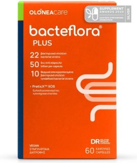 Olonea Bacteflora Plus, Προβιοτικά-Πρεβιοτικά με Ενισχυμένη Σύνθεση 60caps