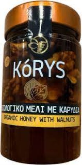 KORYS Μελι Βιολογικό Με Καρύδια 250gr