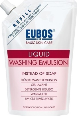 Eubos Liquid Washing Emulsion Basic Care Ανταλλακτικό Υγρό Καθαρισμού Για Πρόσωπο - Σώμα 400ml