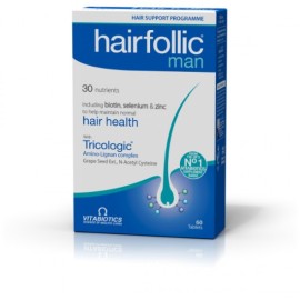 Vitabiotics Hairfolic Man with Tricologic 60 ταμπλέτες