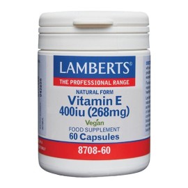 Lamberts Vitamin E 400iu Natural Form 60 Κάψουλες