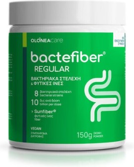 Olonea Bactefiber Jar - Συμπλήρωμα Διατροφής Για Την Αντιμετώπιση Της Δυσκοιλιότητας Σε Μορφή Σκόνης 210gr