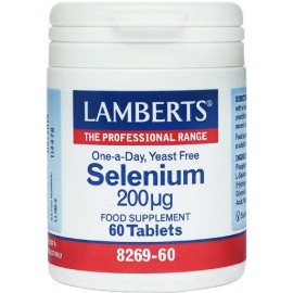 Lamberts Selenium 200mcg, Σελήνιο για την Ενίσχυση Ανοσοποιητικού Συστήματος, 60tabs