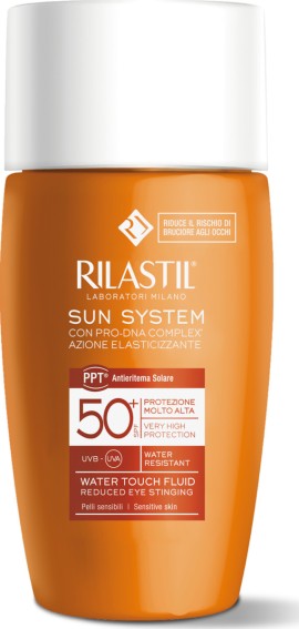 Rilastil Sun System Water Touch SPF50+ Αντηλιακή Γαλακτώδης Γέλη Προσώπου με Υδάτινη Υφη 50ml