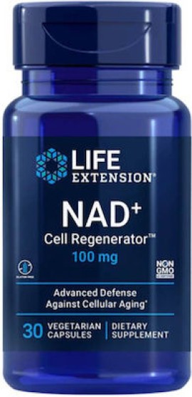 Life Extension Nad+ Cell Formula 100mg Συμπλήρωμα Διατροφής για Ενέργεια 30caps