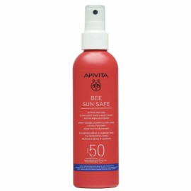 Apivita Bee Sun Safe Hydra Melting Face Body SPF50 Ενυδατικό Αντηλιακό Spray για Πρόσωπο - Σώμα Ελαφριάς Υφής 200ml