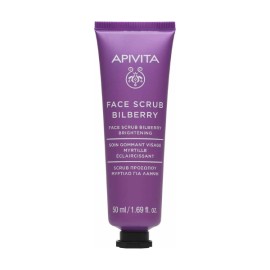 Apivita Face Scrub With Bilberry Κρέμα Απολέπισης για Λάμψη με Μύρτιλλο 50ml