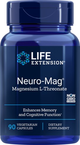 Life Extension Neuro Mag Magnesium L Threonate 90 vcaps