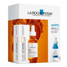 La Roche Posay Promo με Pure Vitamin C12 Serum Ορός Προσώπου για Λάμψη, 30ml & Δώρο Hyalu B5 Eye Serum Αντιρυτιδικός Ορός Ματιών 5ml