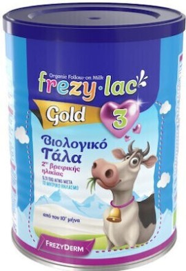 Frezylac Gold 3 Upgrade Bio Βιολογικό Αγελαδινό Βρεφικό Γάλα σε Σκόνη από τον 10° Μήνα 400g