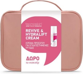 Tecnoskin Promo Revive & Hydra Lift Cream Αντιγηραντική Κρέμα Προσώπου, 50ml & Δώρο Νεσεσέρ