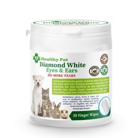 Healthy Pet Καθαριστικά Υγρά Μαντηλάκια Ματιών & Αυτιών σε Σχήμα Δαχτύλου 50 τμχ