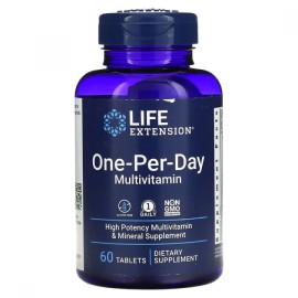 Life Extension One-Per-Day Multivitamin, Ισχυρή Πολυβιταμίνη 60Tabs