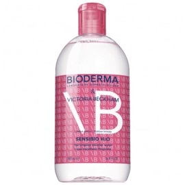 Bioderma & Victoria Beckham Limited Edition Sensibio H2O Micellar Water Υγρό Καθαρισμού & Ντεμακιγιάζ 500ml